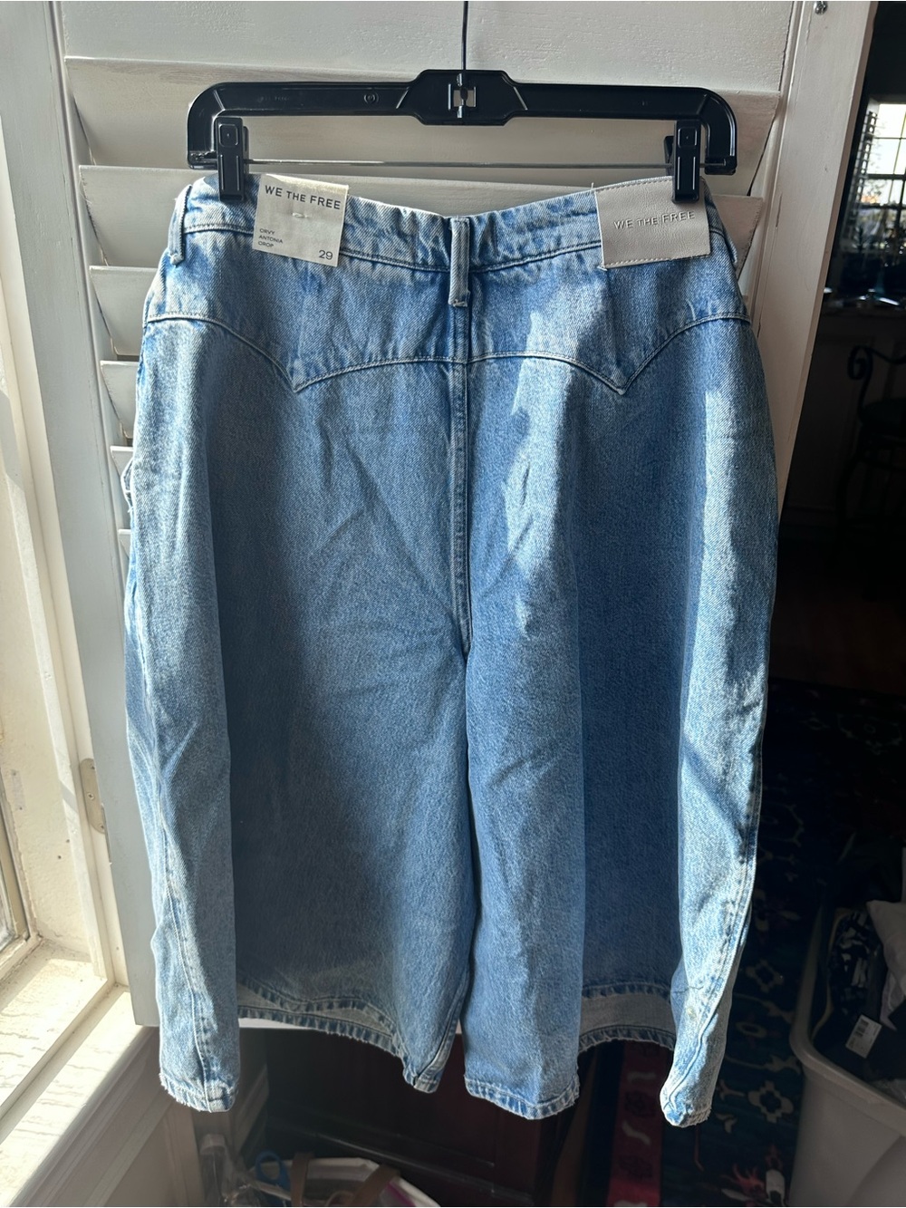 We The Free Light Blue Denim Shorts - Picture 4 of 4